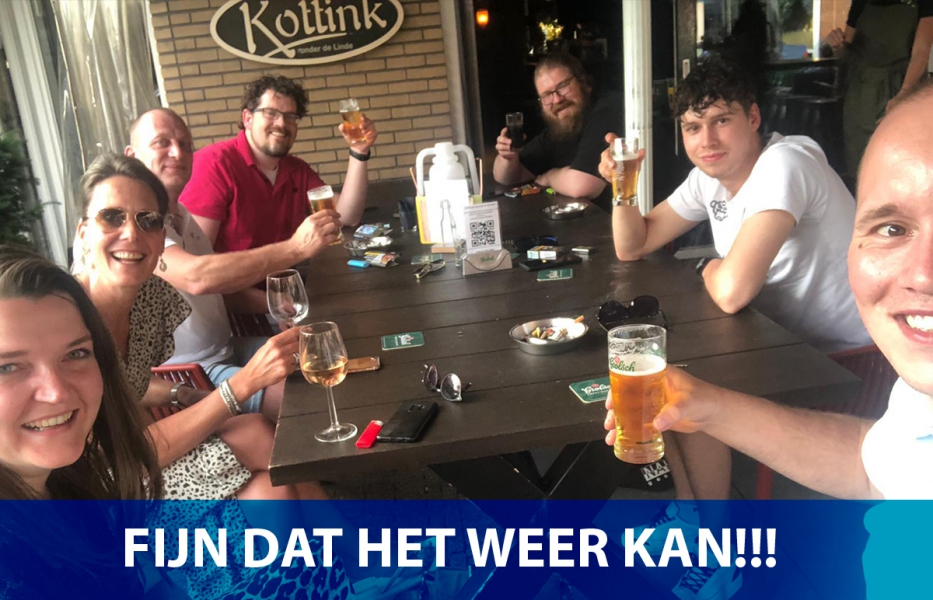 Fijn dat het weer kan!!!