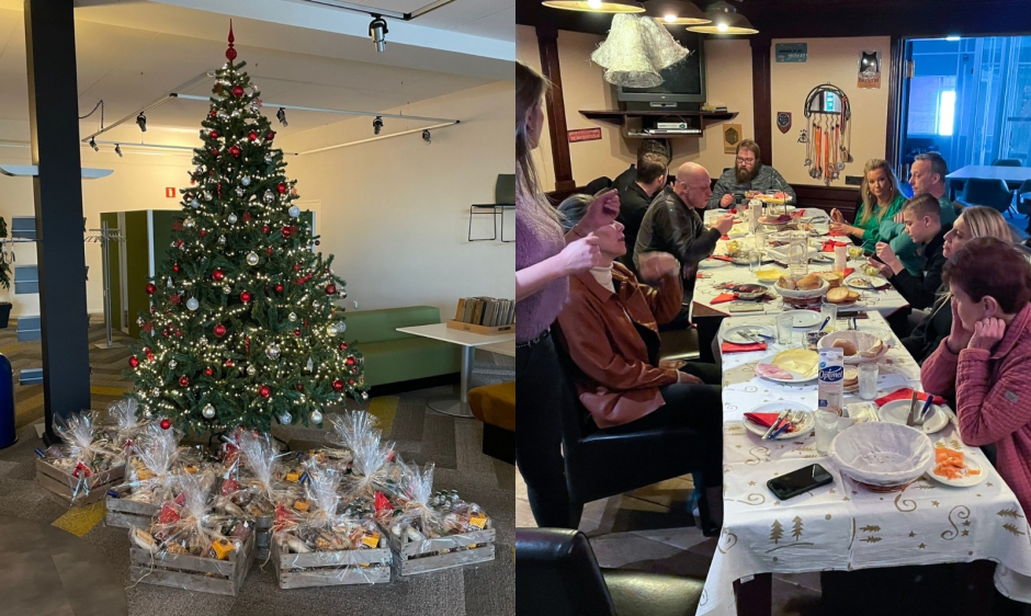 De jaarlijkse kerstbrunch